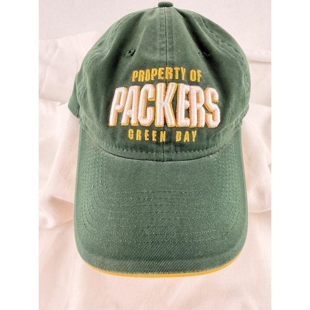 Green Bay Packers Reebok Gridiron Classics Hat Property Of Packers Strapback Cap